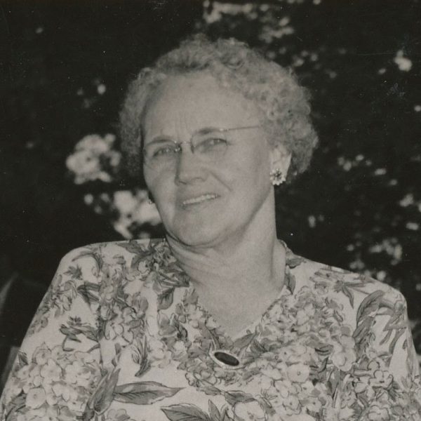 Portrait of Bertha Eloise Tewksbury.